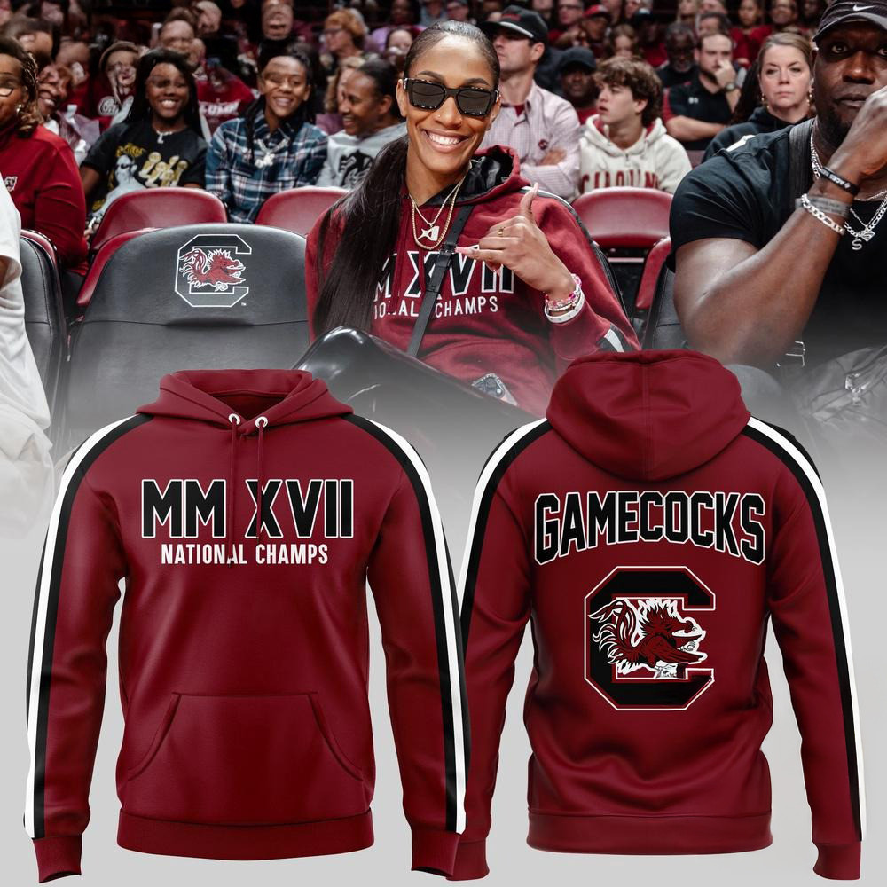 South Carolina Gamecocks MM XVII National Champs Hoodie Best Gifts For Football Fans