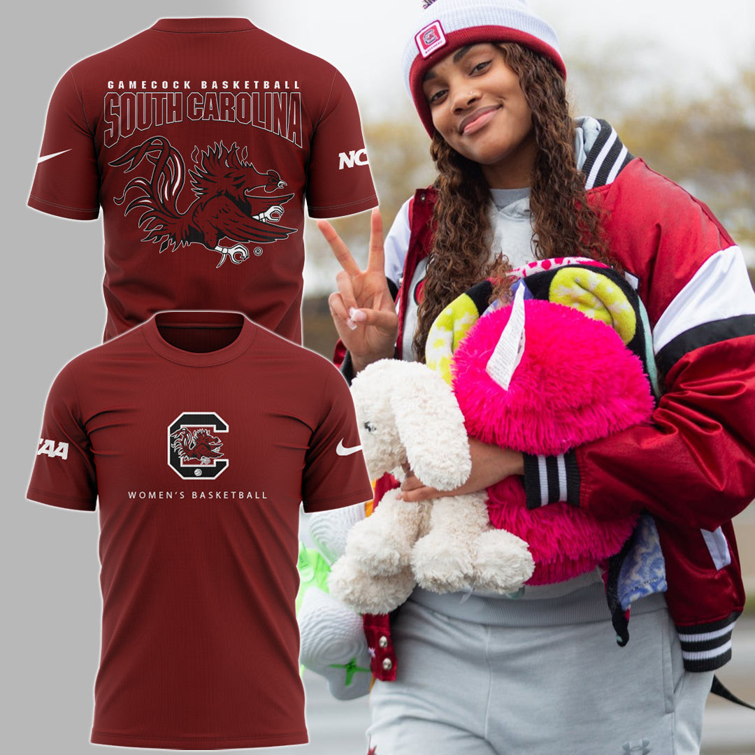 South Carolina Gamecocks Women's Basketball T-Shirt NCCA Gamecocks Clothing And Gifts