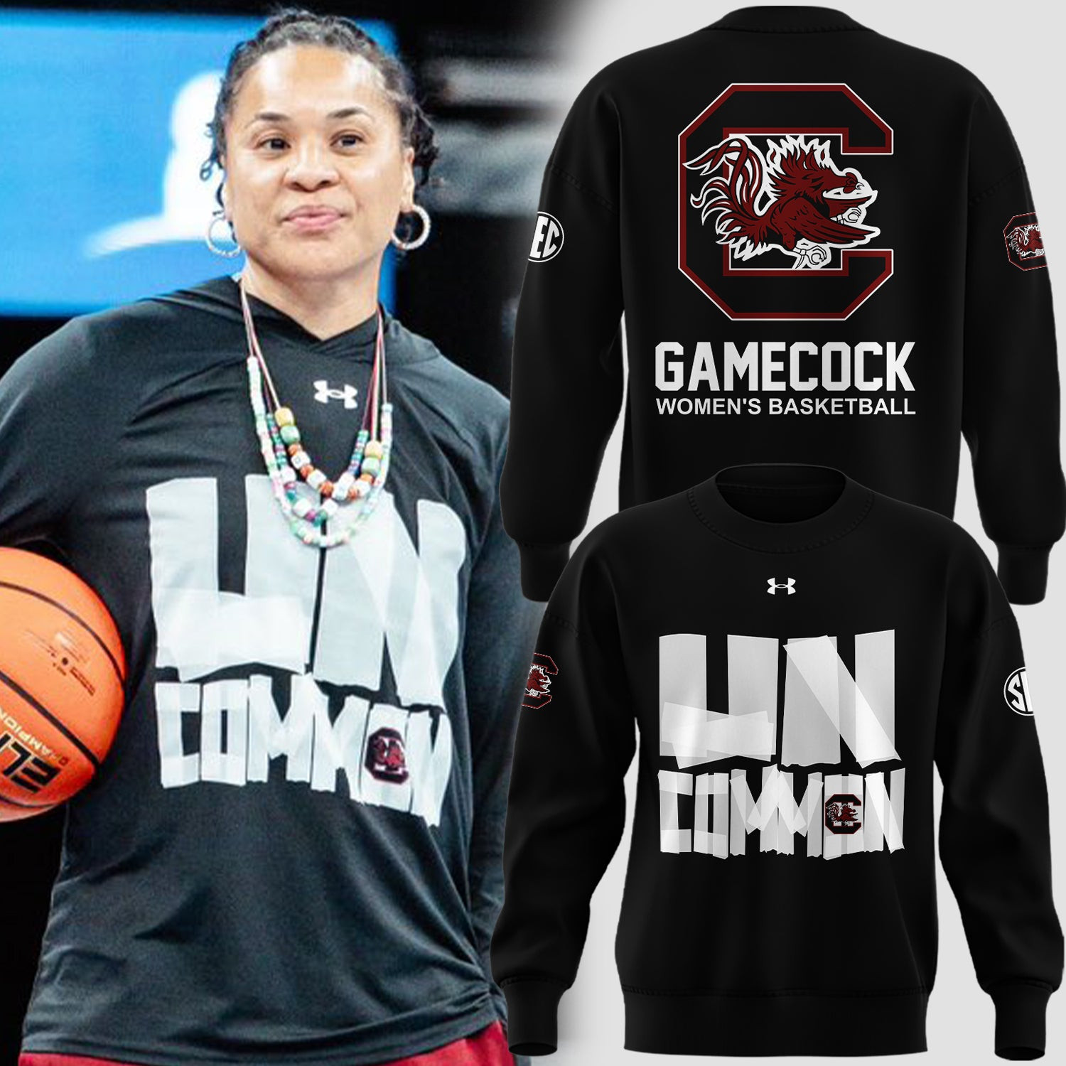 South Carolina Gamecocks Women's Basketball Uncommon Sweatshirt Unique Fan Clothing Gifts
