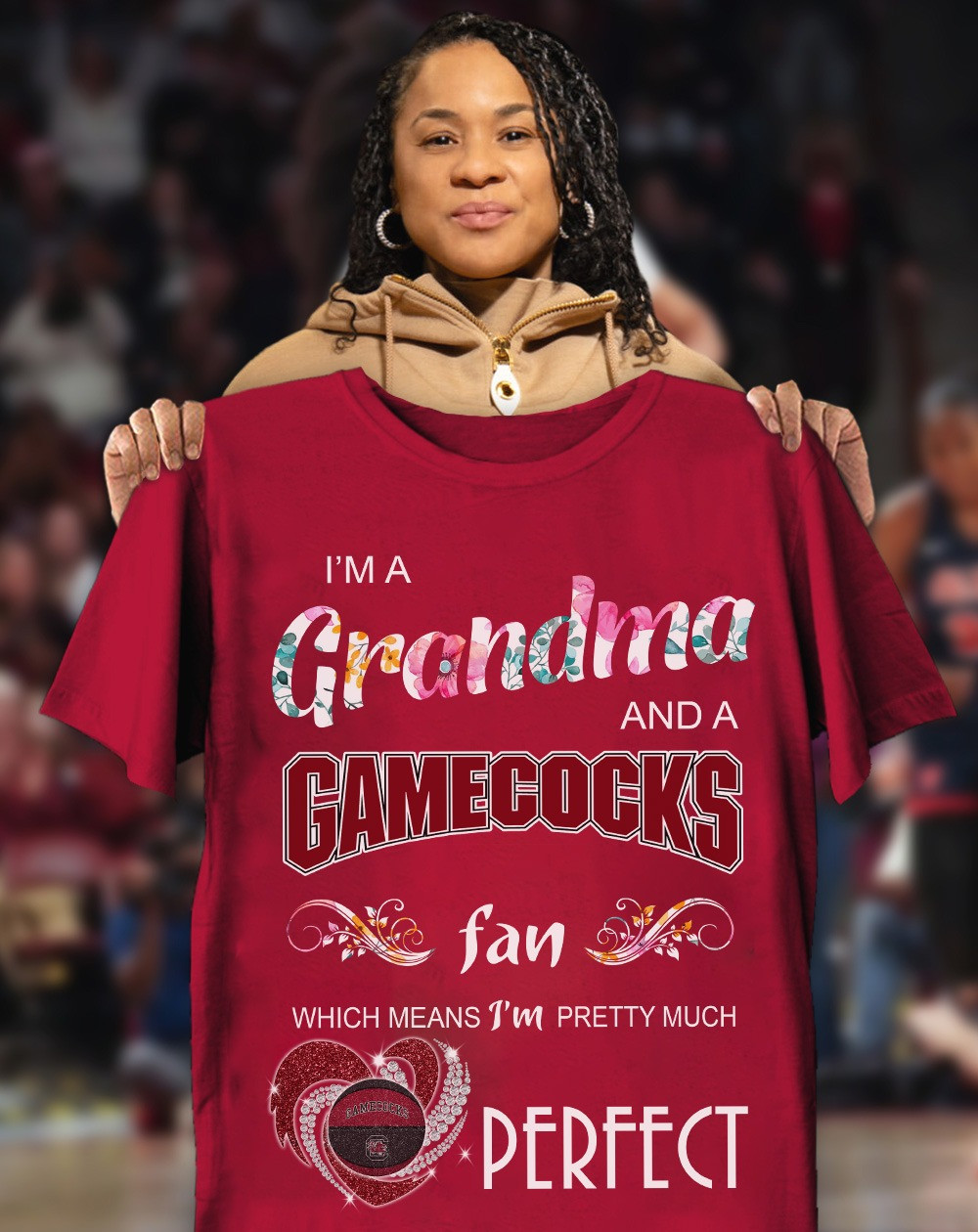 South Carolina I'm A Grandma And A Gamecocks Fan Shirt Gifts For Grandma Mother's Day
