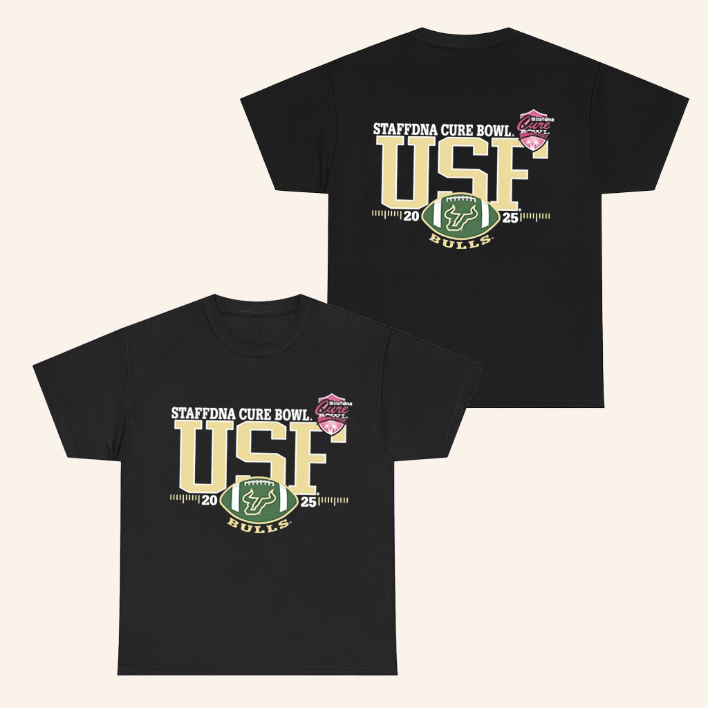 South Florida Football 2025 Cure Bowl Bound T-Shirt Fan Merch Gifts For Brothers