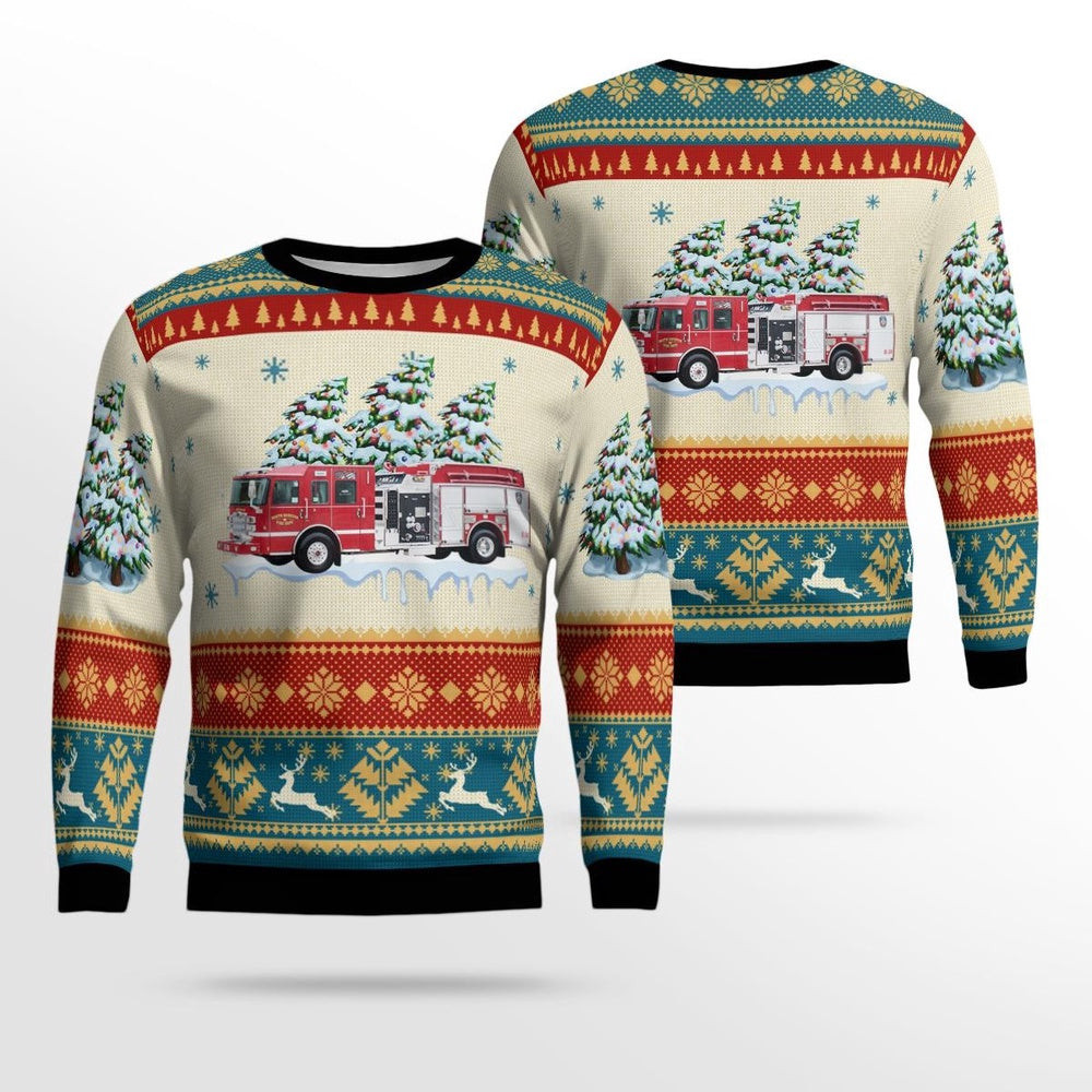 South Houston Texas South Houston Volunteer Fire Department Christmas Ugly Sweater Unisex Christmas Gift