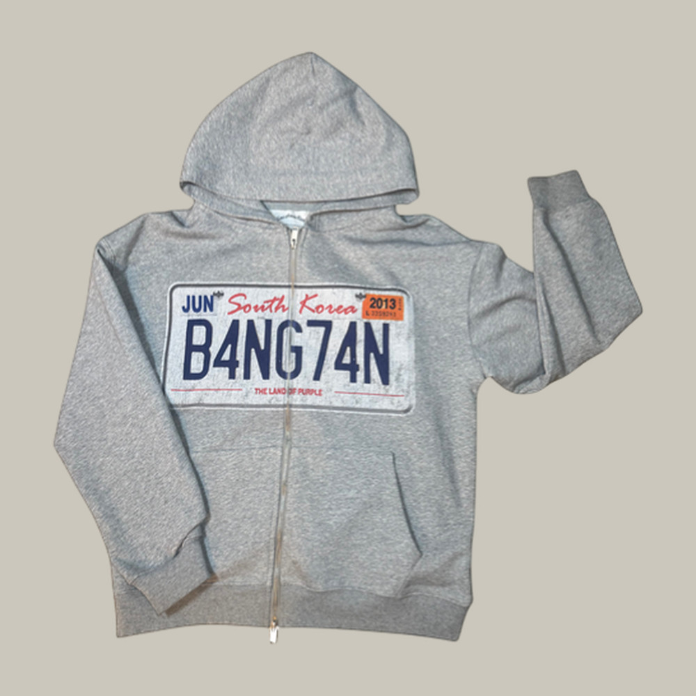 South Korea Bang74n Zip Hoodie BTS World Tour Arirang Apparel Great Gift For Army