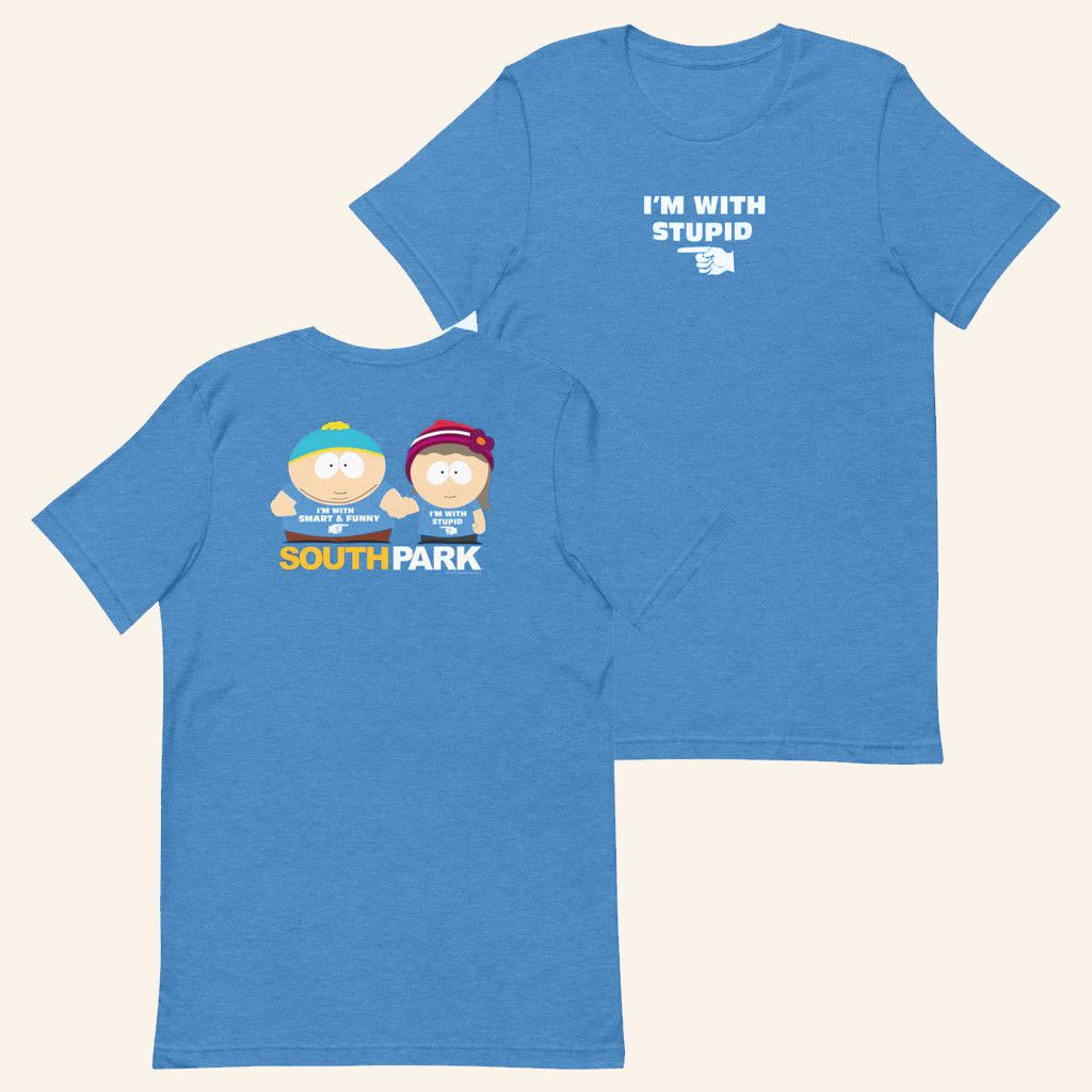 South Park Merch South Park As Seen On I'm with Stupid T-Shirt Gifts For Brother