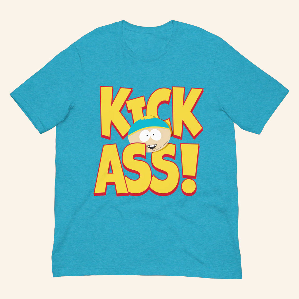 South Park Merch South Park Cartman Kick Ass T-Shirt Best Gifts For Husband