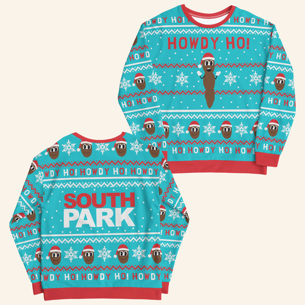 South Park Merch South Park Mr Hankey Holiday Ugly Sweatshirt Christmas Presents For Him