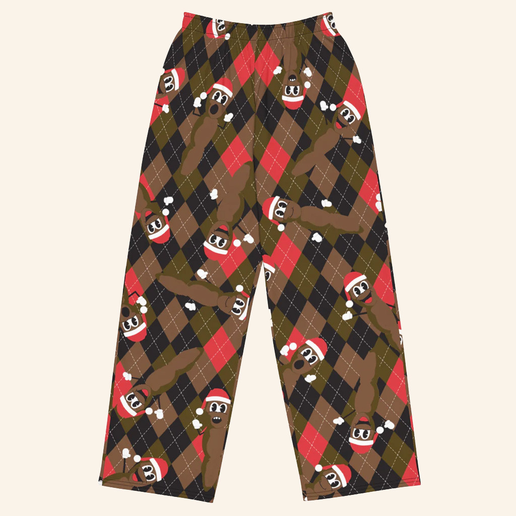 South Park Merch South Park Mr Hankey Plaid Sweatpants Xmas Gifts For Brother