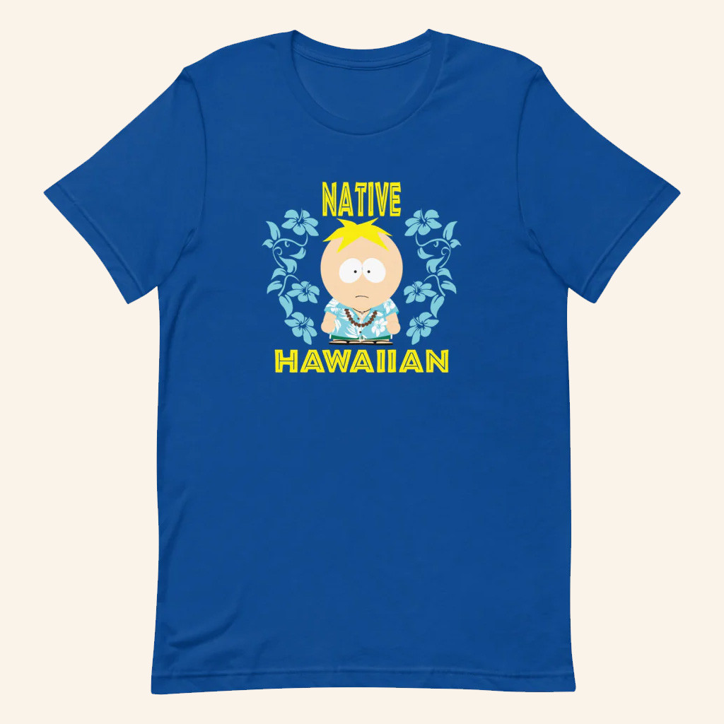 South Park Merch South Park Native Hawaiian T-Shirt Christmas Gift Ideas For Boyfriend