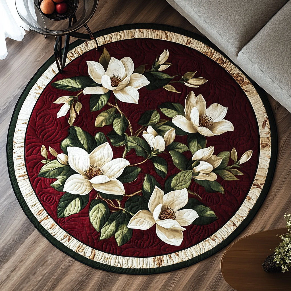 Southern Charm Quilted Round Mat Christmas Entryway Decor Sunflower Mother's Day Gifts
