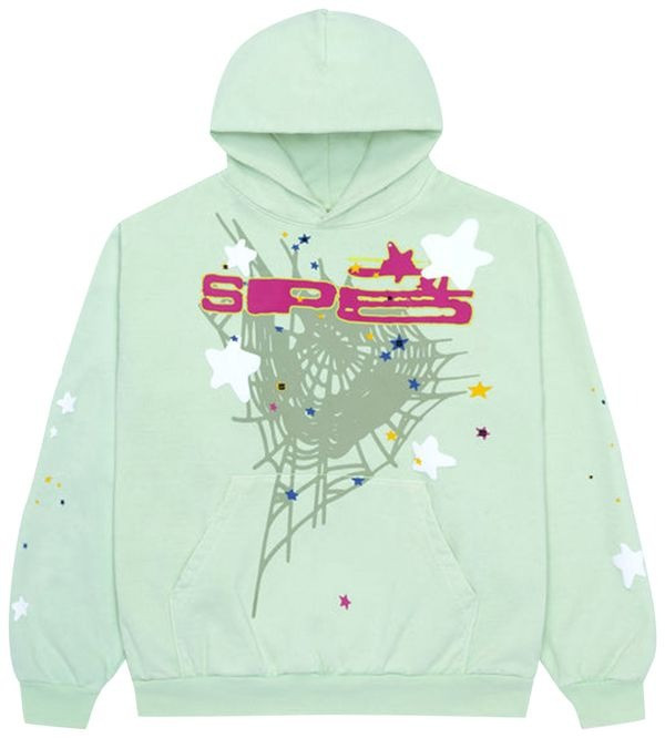 Sp5der Hoodie Mint Spider 555 Hoodie Spider Young Thug Merchandise Apparel Best Gift Ideas