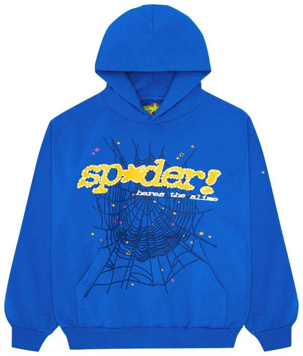 Sp5der Hoodie TC Blue 555 Spider Clothing Spider Young Thug Spider Hoodie Great Gifts
