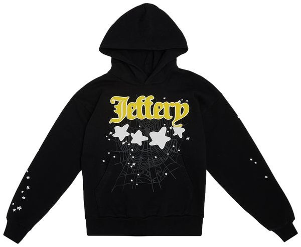 Sp5der Jeffery Hoodie Black 555 Spider Clothing Spider Young Thug Merch