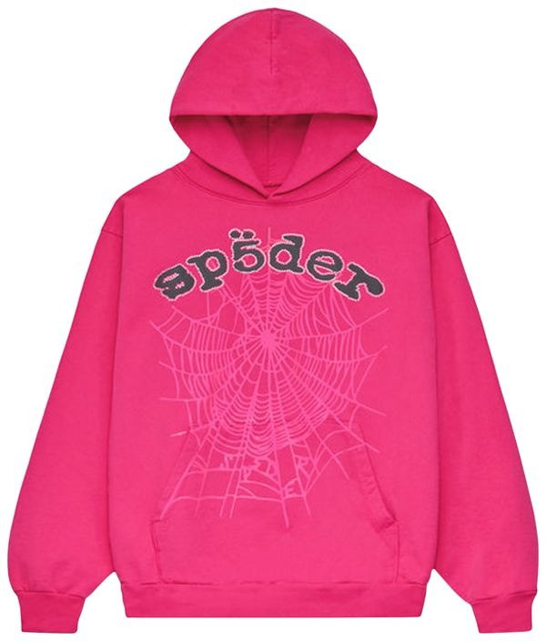 Sp5der Legacy Hoodie Pink Black 555 Spider Web Hoodie Apparel Gifts For Him Her
