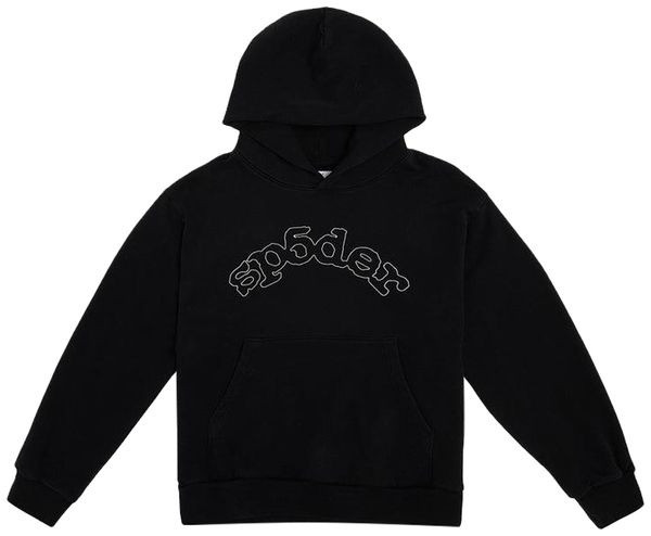 Sp5der OG Logo Hoodie Black 555 Spider Web Hoodie Apparel Merch Best Gifts For Son
