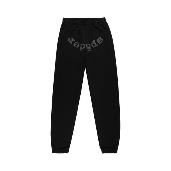 Sp5der Phantom Web Sweatpants Black Spider Worldwide Young Thug Merch