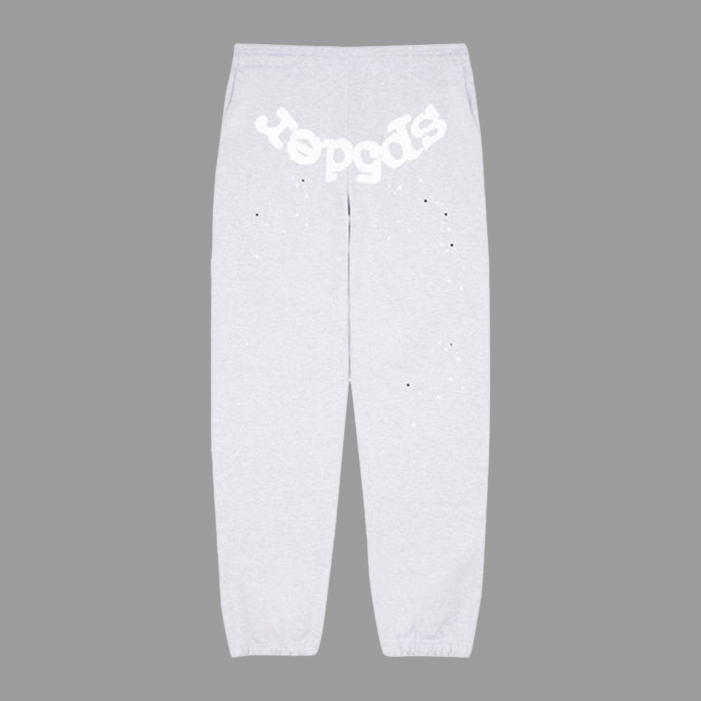 Sp5der Web Sweatpants Grey 555 Spider Worldwide Young Thug Merch Fan Gifts For Dude