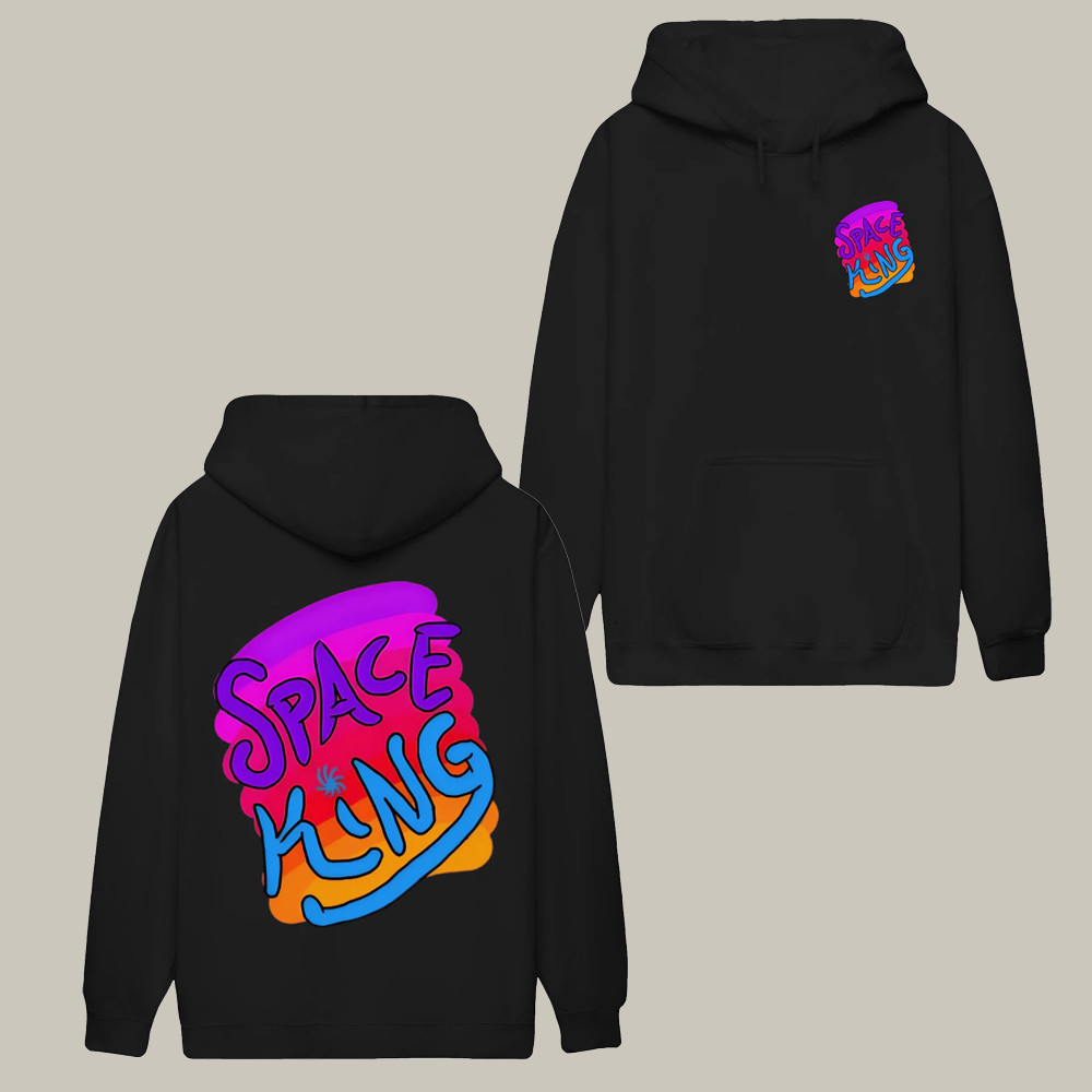 Space King Merch Sunset Hoodie Animated Web Series Hoodie Gifts For Space King Lovers