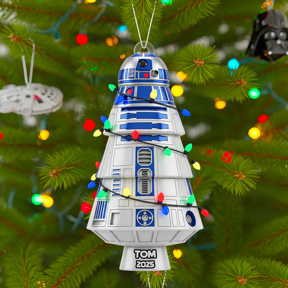 Spaceship Tree Ornament Christmas Personalized Gifts For Fans - Festive Holiday Keepsake Gift