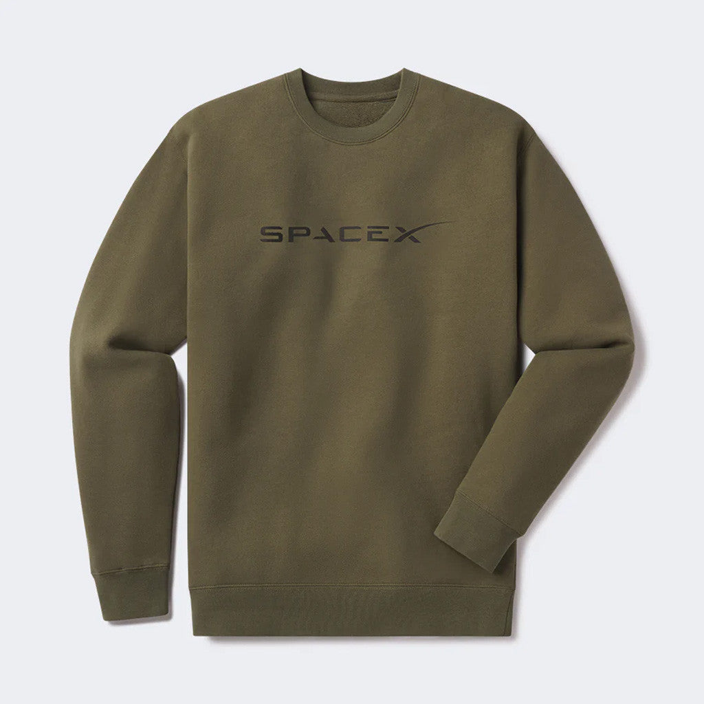 SpaceX Merch Military Green SpaceX Sweatshirt Gift Ideas For Him SpaceX Merch Military Green SpaceX Sweatshirt Gift Ideas For Him