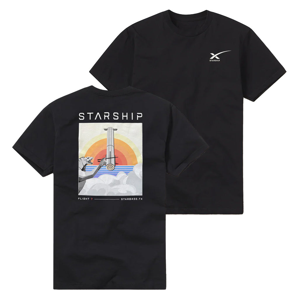 SpaceX Merch Starship Flight 7 T-Shirt Presents For Boyfriend SpaceX Merch Starship Flight 7 T-Shirt Presents For Boyfriend