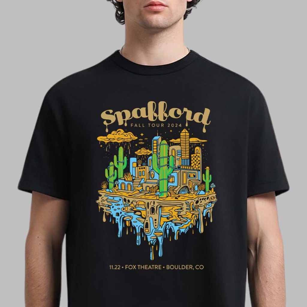 Spafford Three Nights Of Colorado Fall Tour 2024 Poster For Boulder At Fox Theatre On November 22 2024 T-Shirt Fan Apparel Gifts Spafford Three Nights Of Colorado Fall Tour 2024 Poster For Boulder At Fox Theatre On November 22 2024 T-Shirt Fan Apparel Gifts