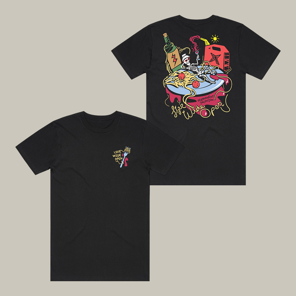 Spaghetti Night CboysTV T-Shirt Life Wide Open Shirt Present Idea For CboysTV Lovers