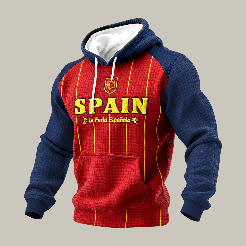 Spain FIFA World Cup 2026 Hoodie Game Day Soccer Hooded Sweatshirt Fan Gear
