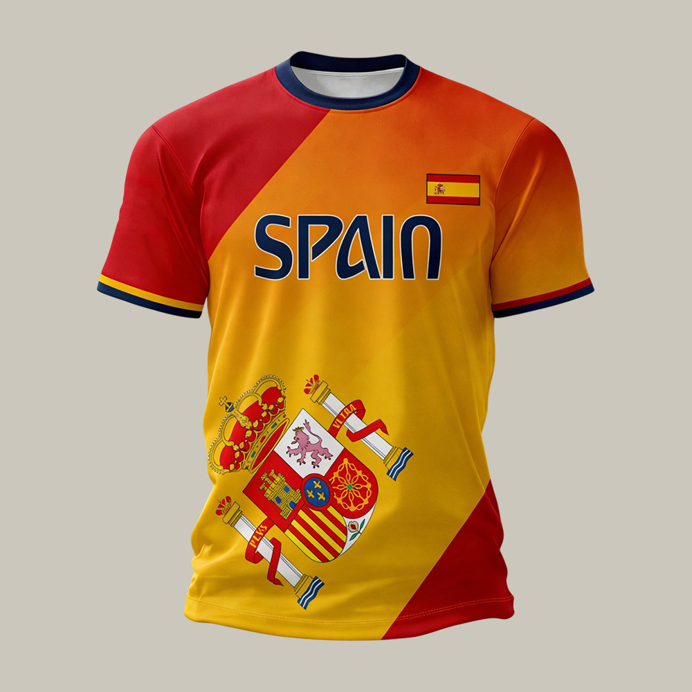 Spain FIFA World Cup 2026 T-Shirt Soccer Clothes Unique Gift For Father's Day