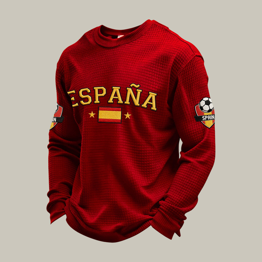 Spain FIFA World Cup Team Long Sleeve Shirt Game Day Clothing Soccer Lover Gift