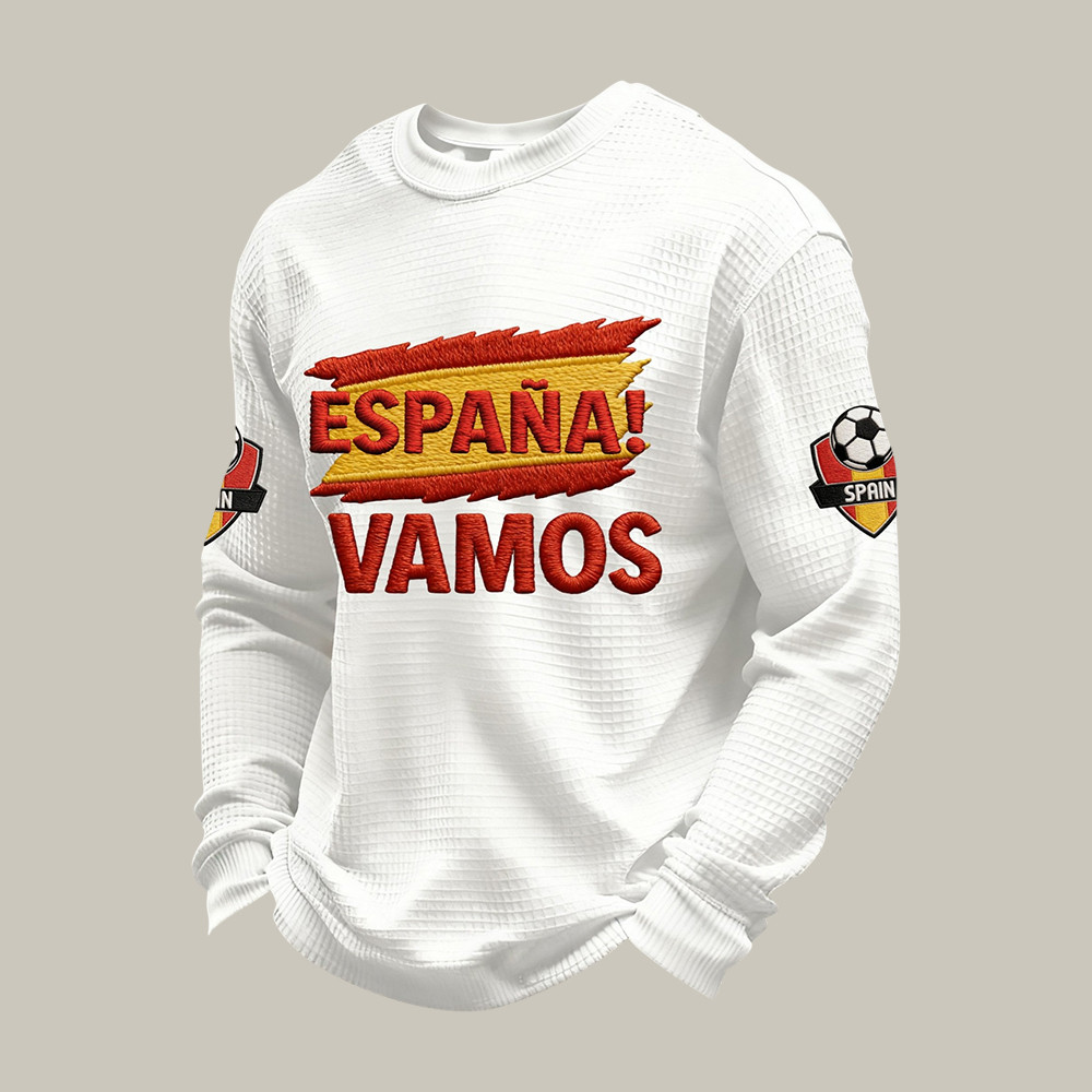 Spain FIFA World Cup Team Long Sleeve Shirt Soccer Apparel Present For Husband