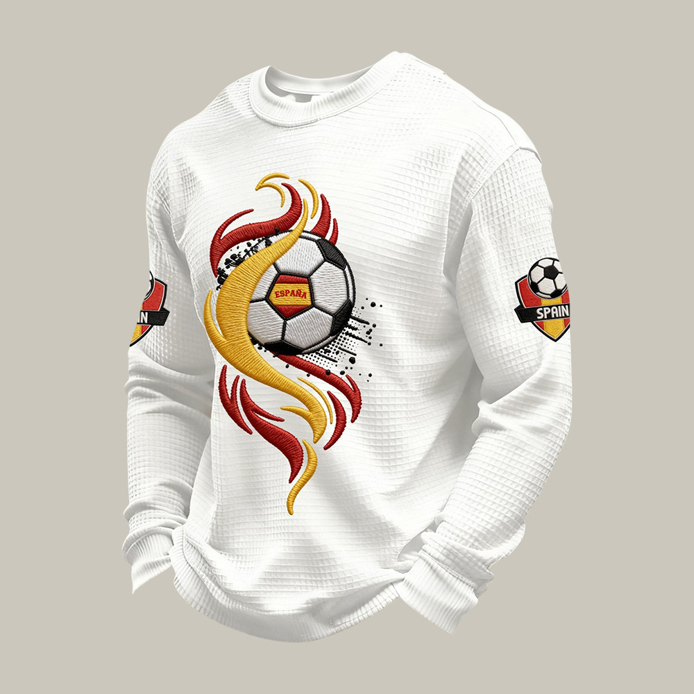 Spain FIFA World Cup Team Long Sleeve Shirt World Cup Game Apparel Fan Gear