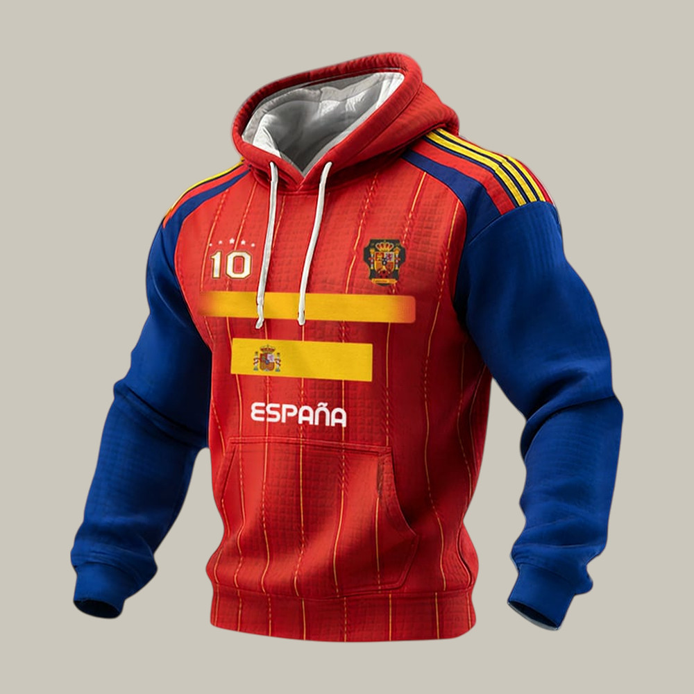 Spain World Cup 2026 Group Stage Matches Hoodie Soccer Apparel World Cup Gear