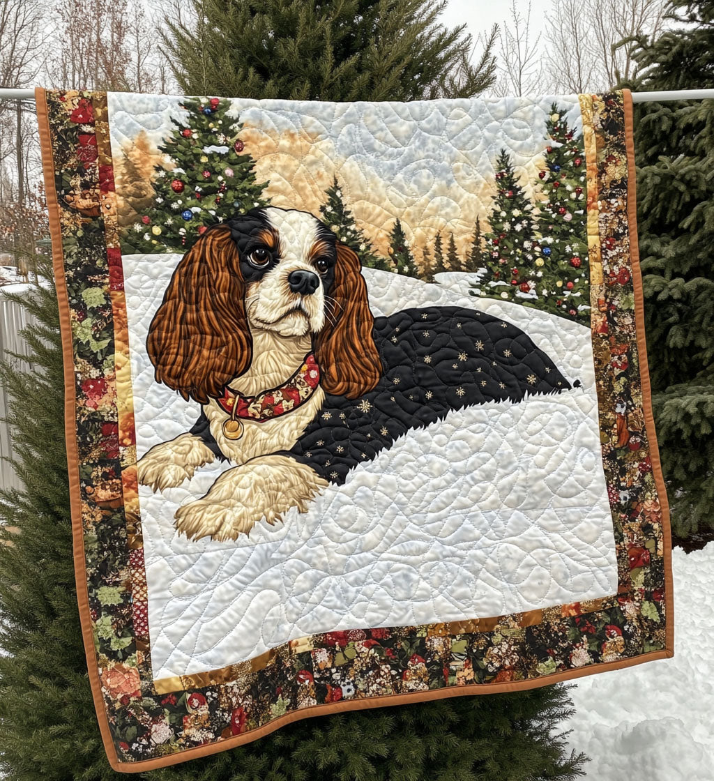 Spaniel Tranquility Quilted Blanket Best New Dog Owner Gifts