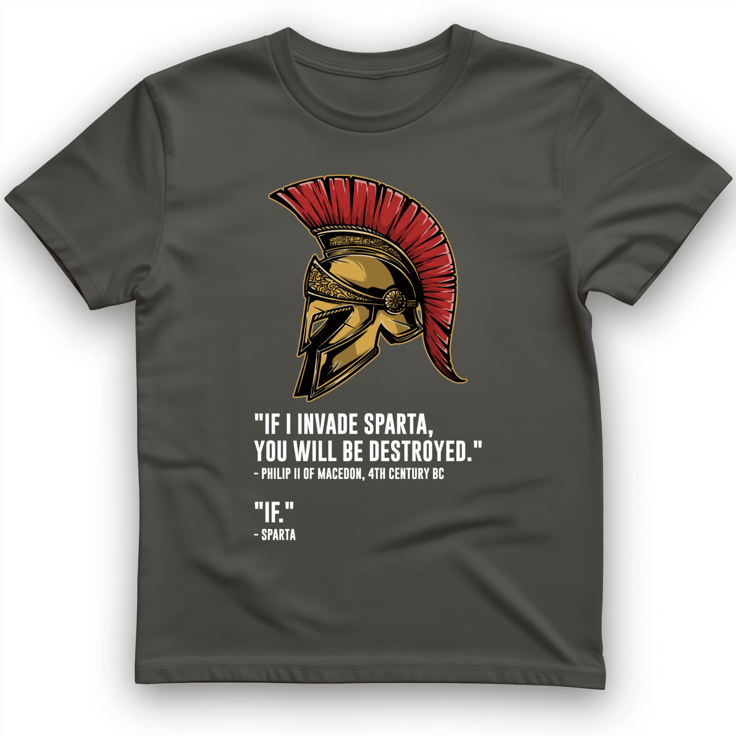 Sparta If T-Shirt Historian Themed Shirt Unique Gifts For Spartan Enthusiasts
