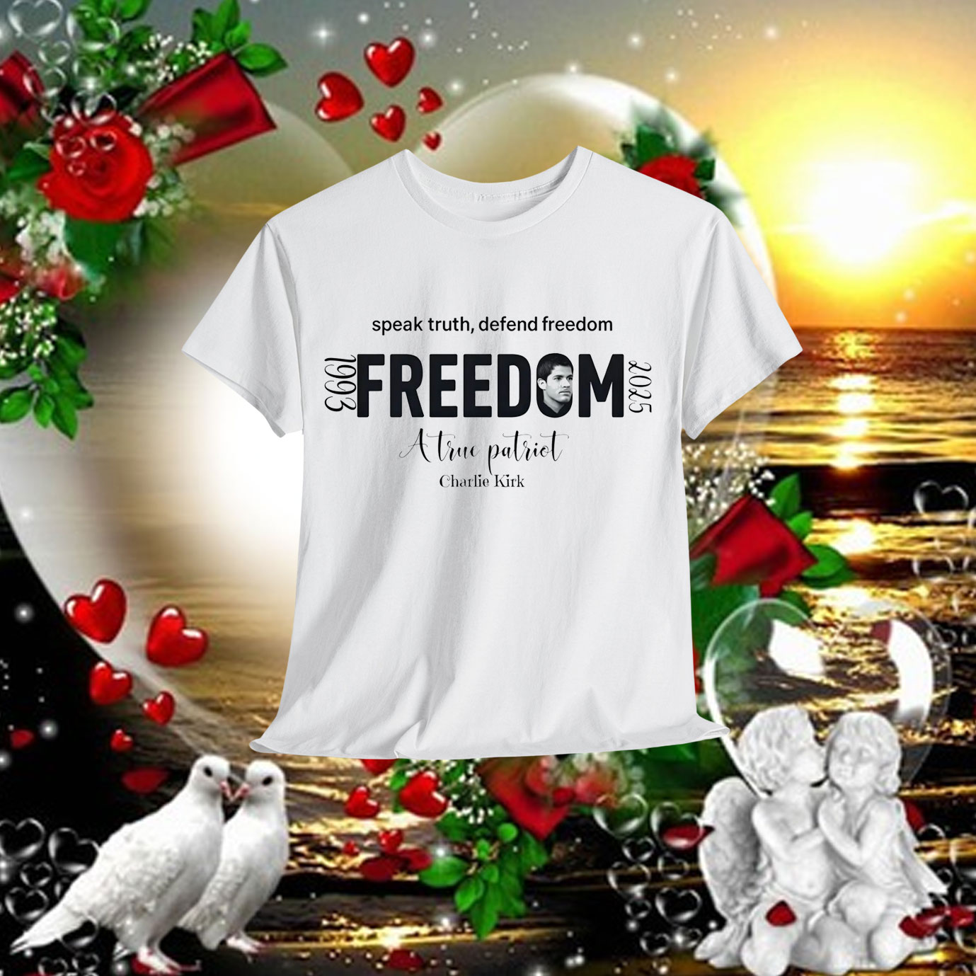 Speak Truth, Defend Freedom A True Patriot Charlie Kirk Shirt