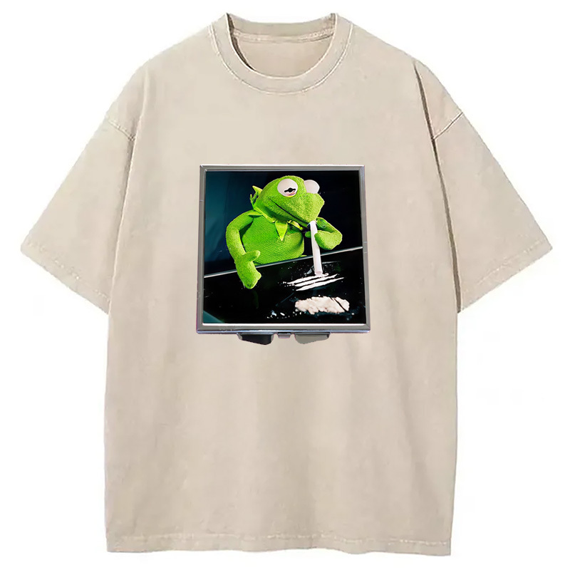 Special Cola Frog Washed T-Shirt Trendy Everyday Casual Outfit Gifts For Brother