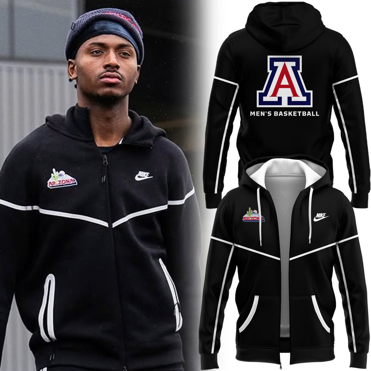 Special New Black Aw Zip Hoodie Unique Gifts For Football Fans