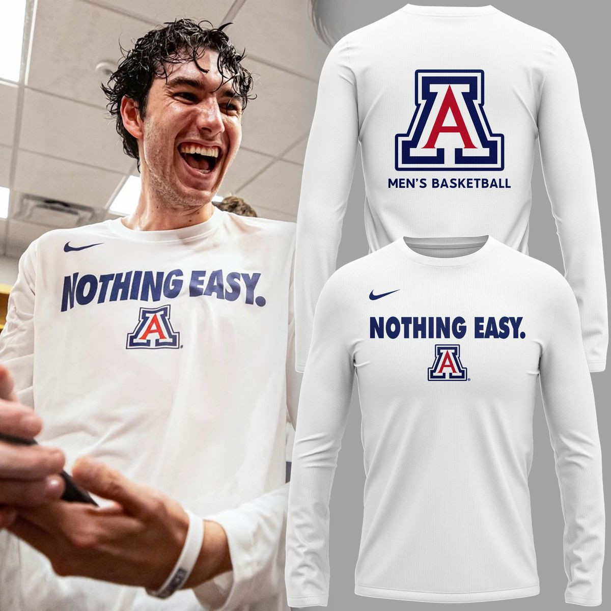 Special New Nothing Easy Aw Long Sleeve Shirt Gifts For Football Fans