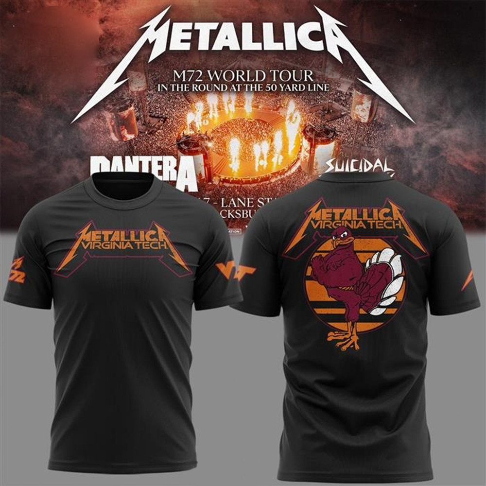 SPECIAL Virginia Tech Metallica World Tour Hoodie, ShirtSPECIAL Virginia Tech Metallica World Tour T-Shirt