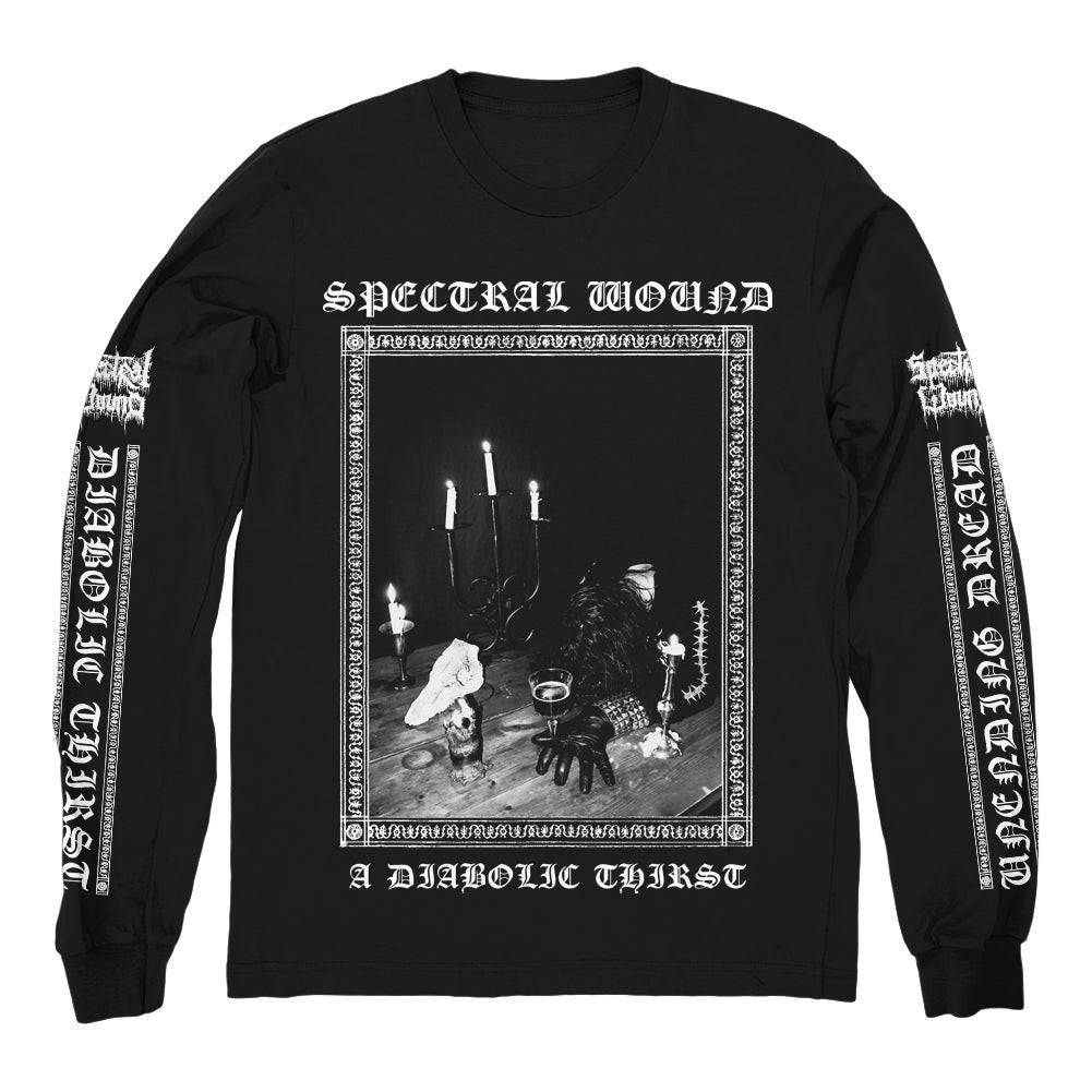 Spectral Wound Merch A Diabolic Thirst Long Sleeve Shirt Spectral Wound Shirt Dad Gifts For Father's Day 2025