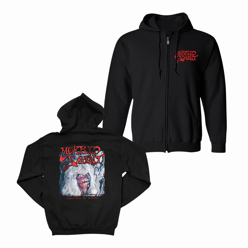 Spectrum Of Death Morbid Saint Zip Hoodie Music Apparel Present For Morbid Saint Fans