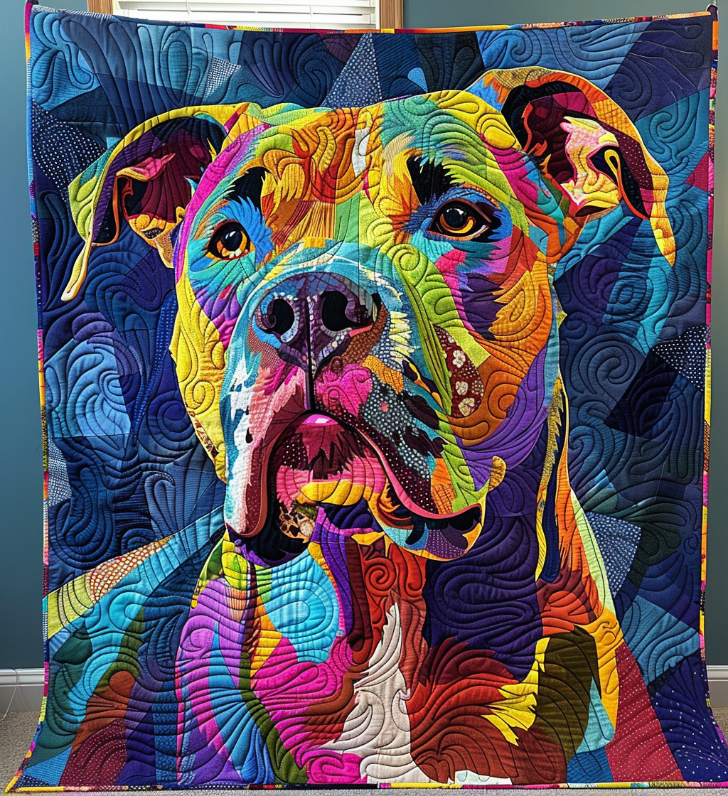 Spectrum Pup Adventure Quilted Blanket Great Dog Christmas Gifts