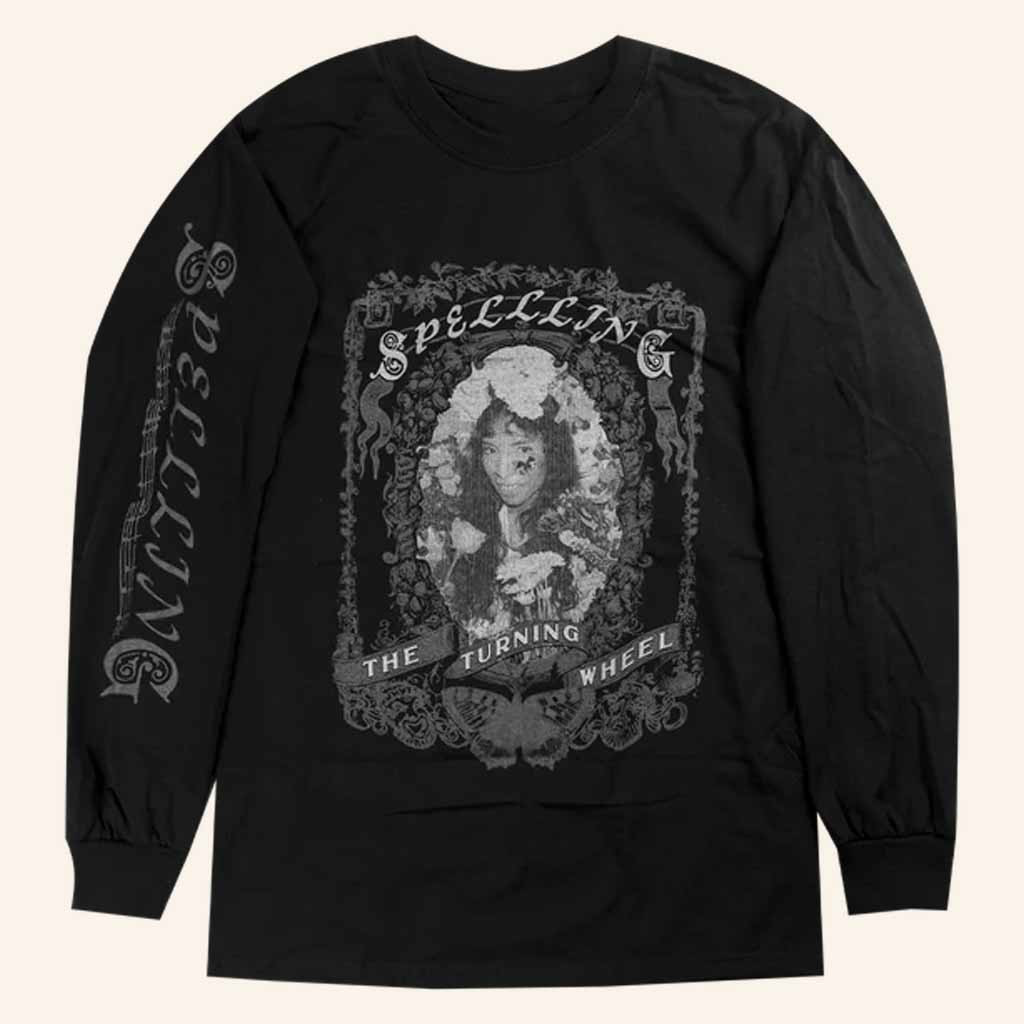 Spellling Merch Floral Frame The Turning Wheel Long Sleeve Shirt Music Lover Gifts For Him Spellling Merch Floral Frame The Turning Wheel Long Sleeve Shirt Music Lover Gifts For Him