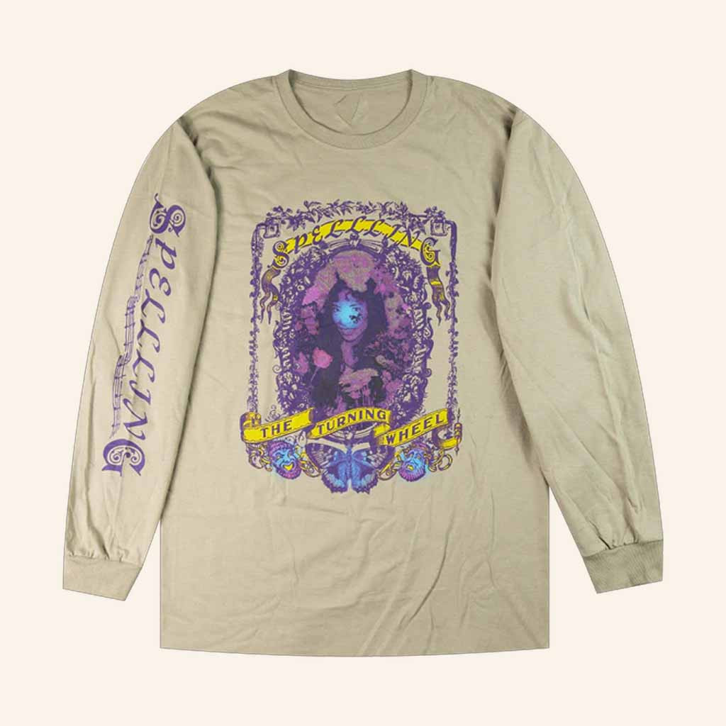 Spellling Merch Floral Frame The Turning Wheel Long Sleeve Shirt Presents For Music Lovers Spellling Merch Floral Frame The Turning Wheel Long Sleeve Shirt Presents For Music Lovers