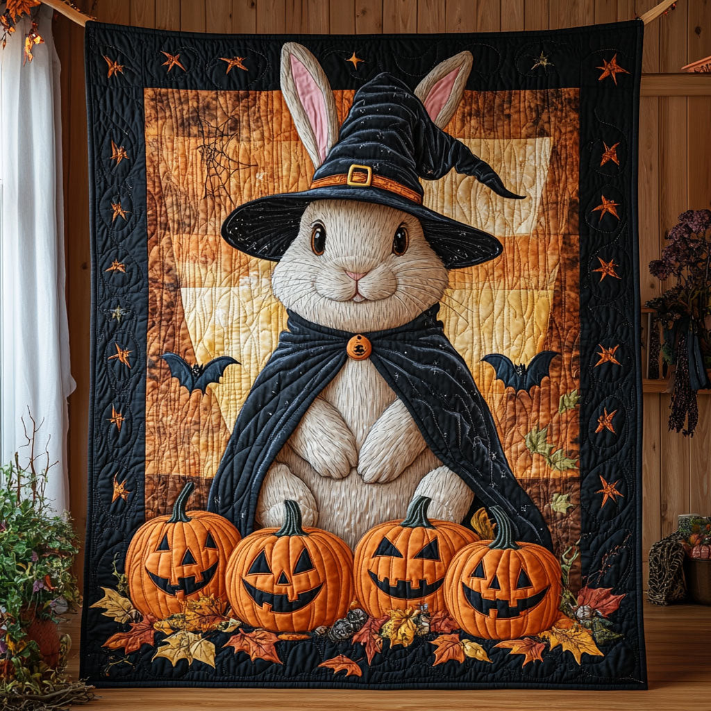 Spelltail Bunny Quilt Perfect Housewarming Gift with Quilt Blanket