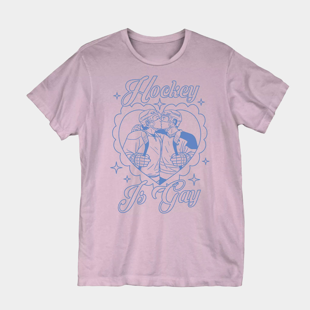 Spencers Merch Hockey Is Gay T-Shirt Heated Rivalry Merch Gifts For Hockey Fan