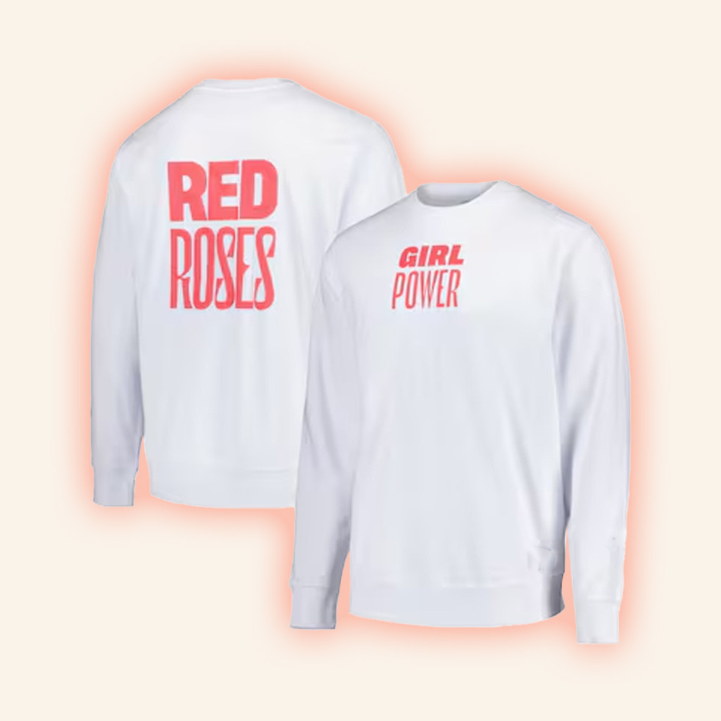 Spice Girls Merch Red Roses Girl Power Sweatshirt Best Gifts For Her Spice Girls Merch Red Roses Girl Power Sweatshirt Best Gifts For Her