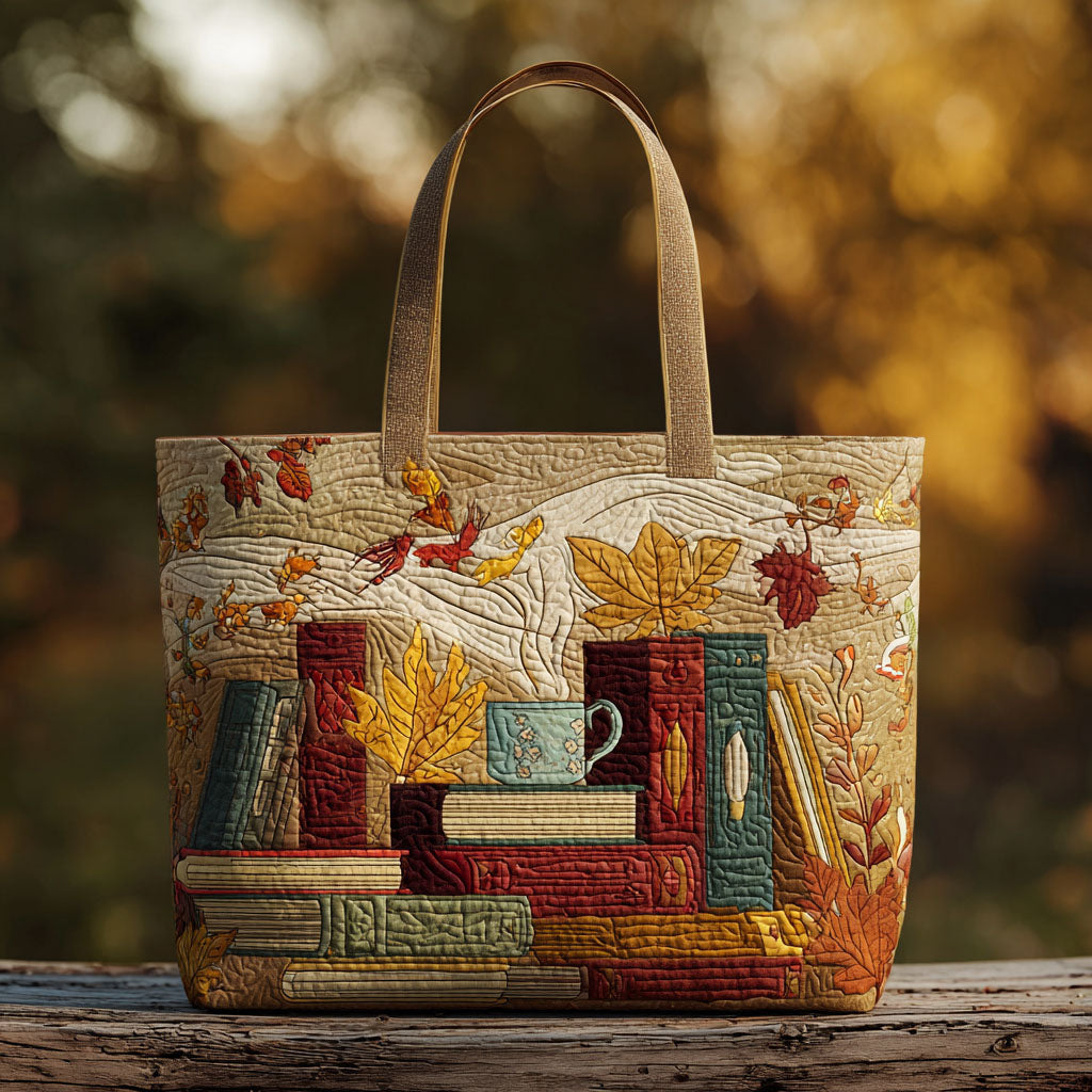 Spice Pages Quilted Tote Bag Book Lovers Gifts For Brothers