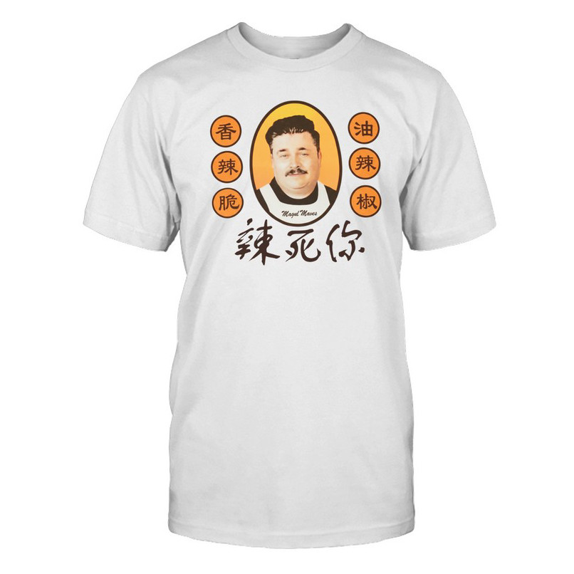 Spicy Food Mans Face T-Shirt Tip 2 Tip China Merch Gifts Ideas For Dad