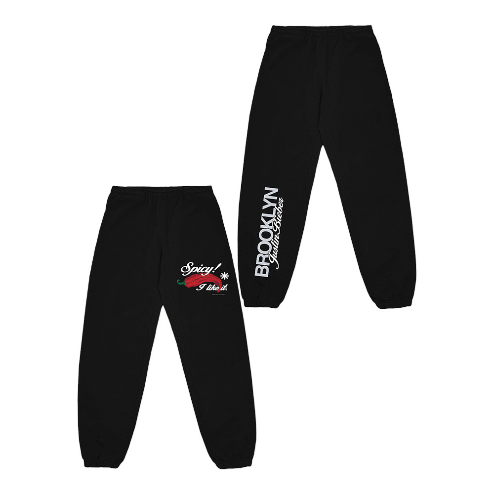 Spicy x Brooklyn Justin Bieber Sweatpants Bieberchella 2026 Apparel Gift For Pop Music Enthusiasts